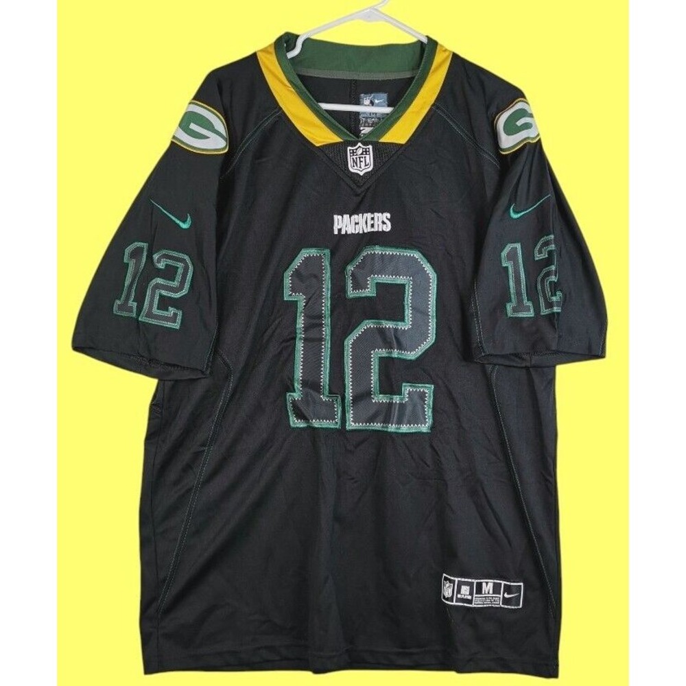 NFL Team‎ Apparel Nike Green Bay Packers Aaron Rodgers #12 Jersey Men's Size M